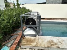 Above-ground pool cover